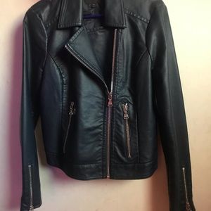 Express faux leather jacket.